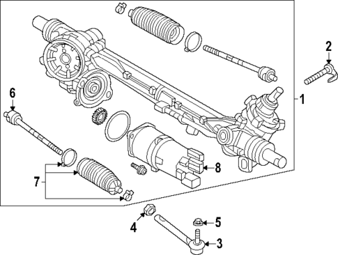 Steering Gear & Linkage for 2025 Mazda CX-70 #0