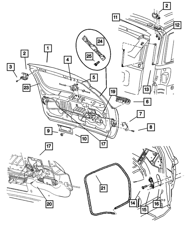 55137005AA - Body Sheet Metal Except Doors: Striker Plate for Mopar Image