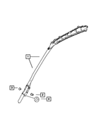 1HD70NCVAA - Restraints: Side Curtain Air Bag, Right for Mopar Image