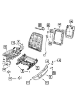 1ME251DVAA - Interior Trim: Driver Inboard Shield for Mopar Image