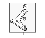 MN184138 - Suspension: Lower Control Arm for Mitsubishi Image