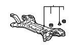 MN101953 - Suspension: Cross-Member for Mitsubishi Image