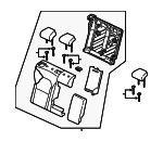 89400J5110CKS - Body: Seat Back Assembly for Kia: Stinger Image