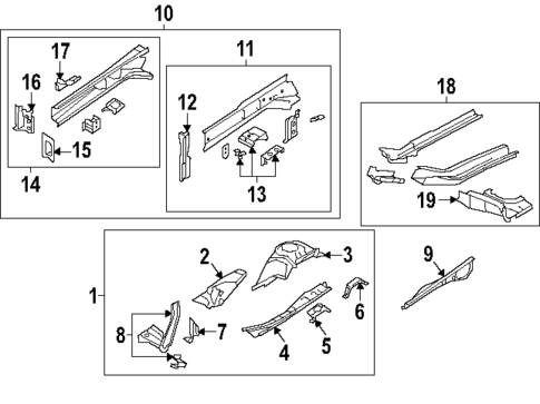Structural Components & Rails for 2025 Subaru WRX #3