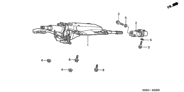 Steering Column for 2005 Honda Civic #0