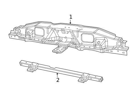 Radiator Support for 2015 Ram ProMaster City #0