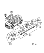 68073865AA - Exterior Ornamentation: Screw for Mopar Image