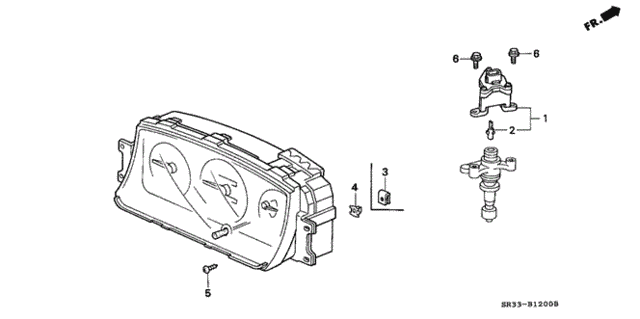 Speed Sensor for 1995 Honda Civic #0