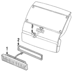 10232692 - : Stop Lamp Assembly Seal for GM Image