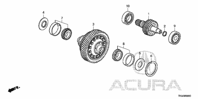 MT Differential for 2013 Acura TL #0