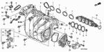 16725PNA003 - Engine: CLAMP A, FUEL HOSE for Honda Image