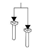 8A4Z74610A16BA - Body: Headrest Guide for Ford: Taurus | Mercury: Sable Image