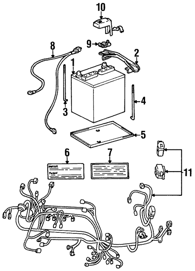 821211G361 - : Engine Harness for Toyota Image