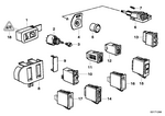 61311378847 - Vehicle Electrical System: Mirror Switch with Change-Over Switch for BMW Image