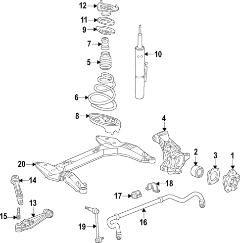 Suspension Components for 2016 Porsche 911 #2