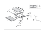 1667800040 - Sliding Sunroof: Trim Slide, Tilt Roof for Mercedes-Benz Image