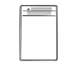 7454360451 - Body: Caution Label for Toyota Image