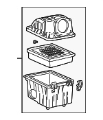 YL2Z9600A - Engine: Air Cleaner Assembly for Ford: Explorer, Explorer Sport, Explorer Sport Trac | Mercury: Mountaineer Image