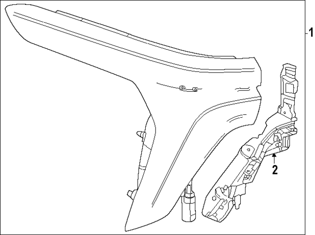 26480991 - : Combo Lamp Assembly for Chevrolet: Traverse Image