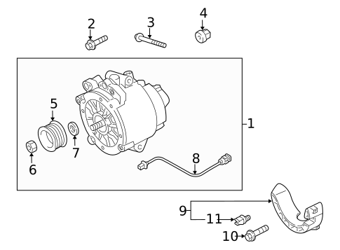 Alternator/Generator & Related Components for 2016 Porsche Panamera #0
