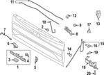 NL3Z9943400AAPTM - Body: Handle for Ford Image