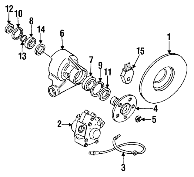 AAU3378 - Brakes: Caliper for Jaguar Image
