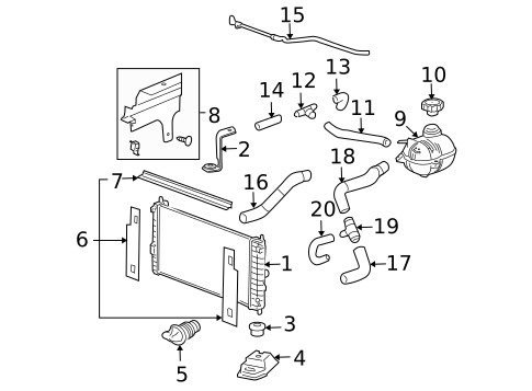 Radiators, Coolers & Related Components for 2006 Chevrolet Cobalt #0
