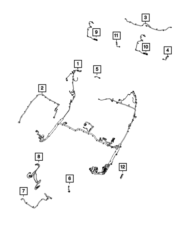 68437125AA - Electrical: Jumper Wiring for Mopar Image