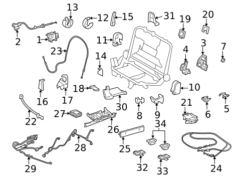 Third Row Seats for 2010 Lexus LX570 #0