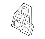 7266860030A0 - Body: Lock Bezel for Lexus: LX570 Image