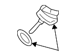 PSRC8 - Steering: Motorcraftâ„¢ Reservoir Cap for Ford Image