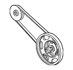 MN187016 - Belts &amp; Cooling: Accessory Drive Belt for Mopar Image