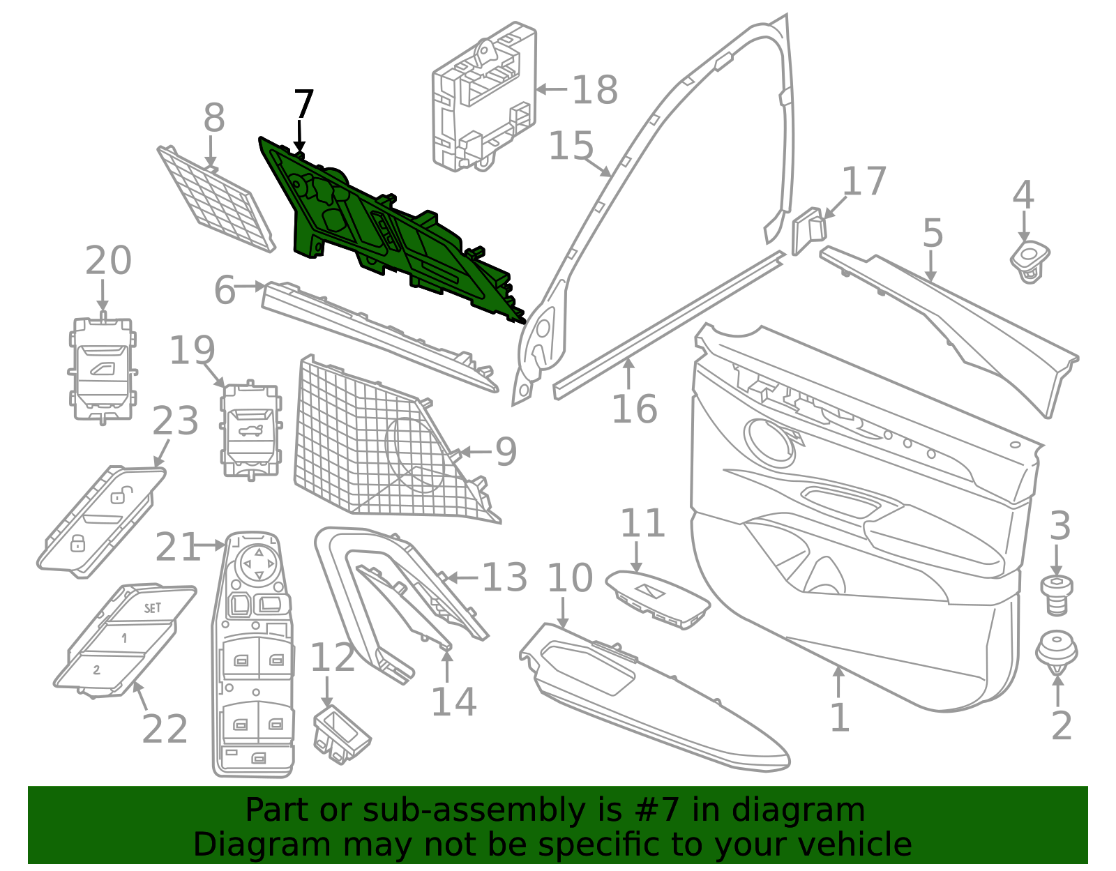 51425a60065 - 2023-2026 BMW X1 Handle Base (51-42-5-A60-065) | BMW