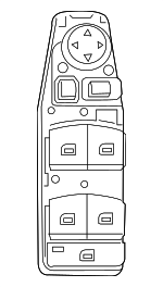 61315A7CB15 - Body: Window Switch for BMW Image
