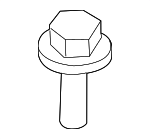 6509491AA - Body: Storage Tray Bolt for Chrysler: 200 | Dodge: Ram 1500 | Ram: 1500, 2500, 3500 Image