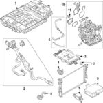 295B05MR8B - Electric Propulsion System: Battery for Nissan: ARIYA Image