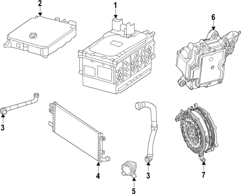 Hybrid Components for 2016 Mercedes-Benz C450 AMG #0