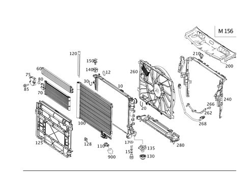 Cooler, Mount and Cover for 2012 Mercedes-Benz C63 AMG #0