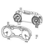 68437752AC - Electrical: Instrument Panel Cluster for Ram: 2500, 3500 Image