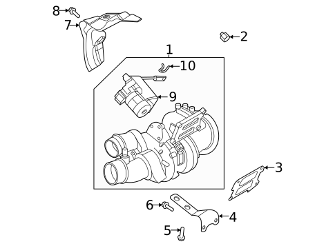 Turbocharger & Components for 2024 Genesis G80 #0
