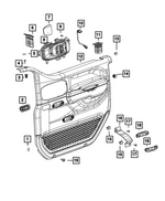 68518526AA - Interior Trim: Lock Washer for Jeep: Gladiator, Wrangler Image