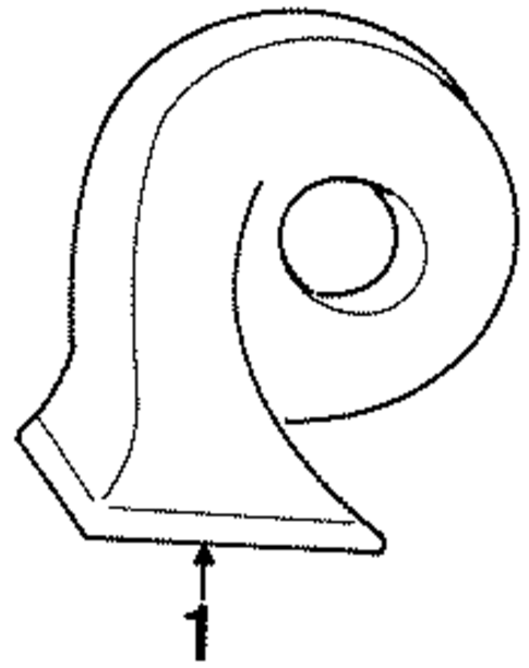 Horn for 1996 Buick Riviera #0