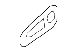 31462106 - Body: Handle, Outside Gasket for Volvo Image
