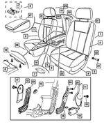 1BL641D5AA - : Seat Armrest for Dodge: Dakota Image