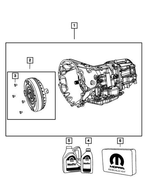 Automatic Transmission / Transaxle and Torque Converter for 2010 Dodge Ram 1500 #0