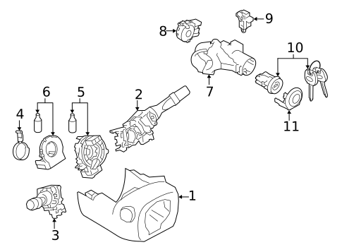 Ignition Lock for 2023 Subaru Legacy #0