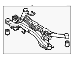 3QF505235N - Suspension: Suspension Cross-Member for Volkswagen: Atlas, Atlas Cross Sport Image