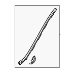 73162TZ5A12 - Body: Side Molding for Acura Image