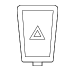 61319389078 - Body: Hazard Switch for BMW: i3, i3s, i8 Image