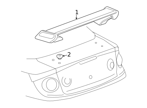 Spoiler for 2007 Chevrolet Cobalt #0